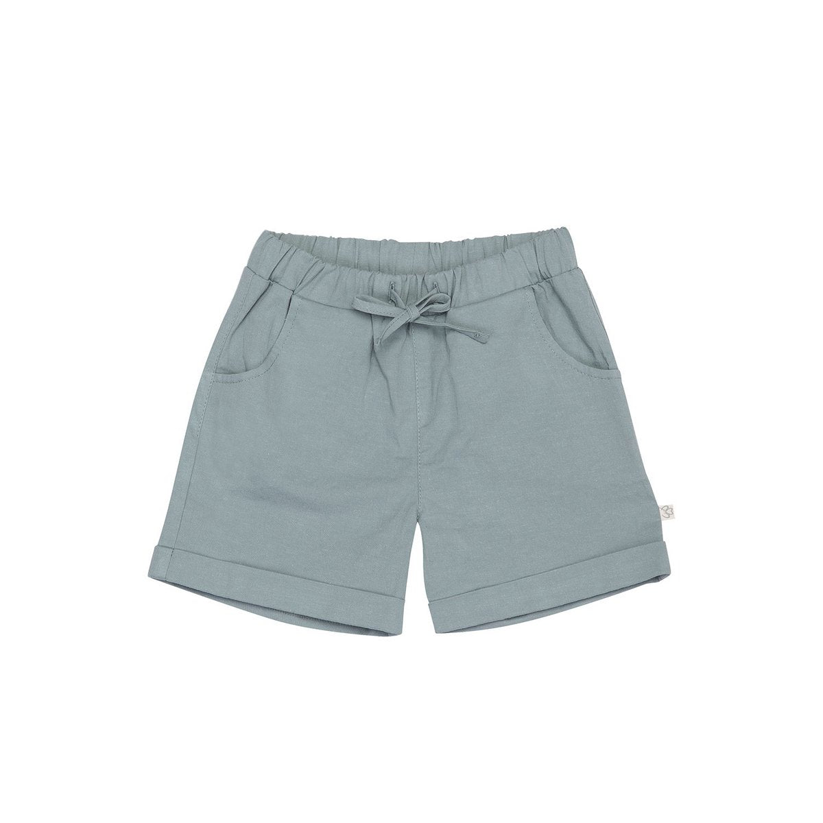 OrganicEra biologische gabardine short, blauw