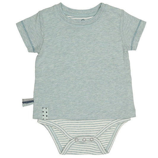 OrganicEra Organic Baby S/S T-shirt Body, Aqua