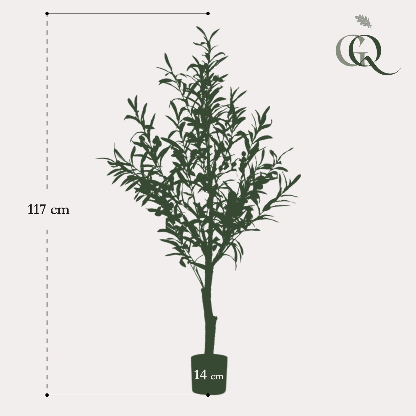 Olivier artificiel - Olea europaea - Olivier - 115 cm