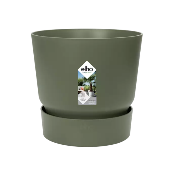 Elho greenville round leaf green - D20cm