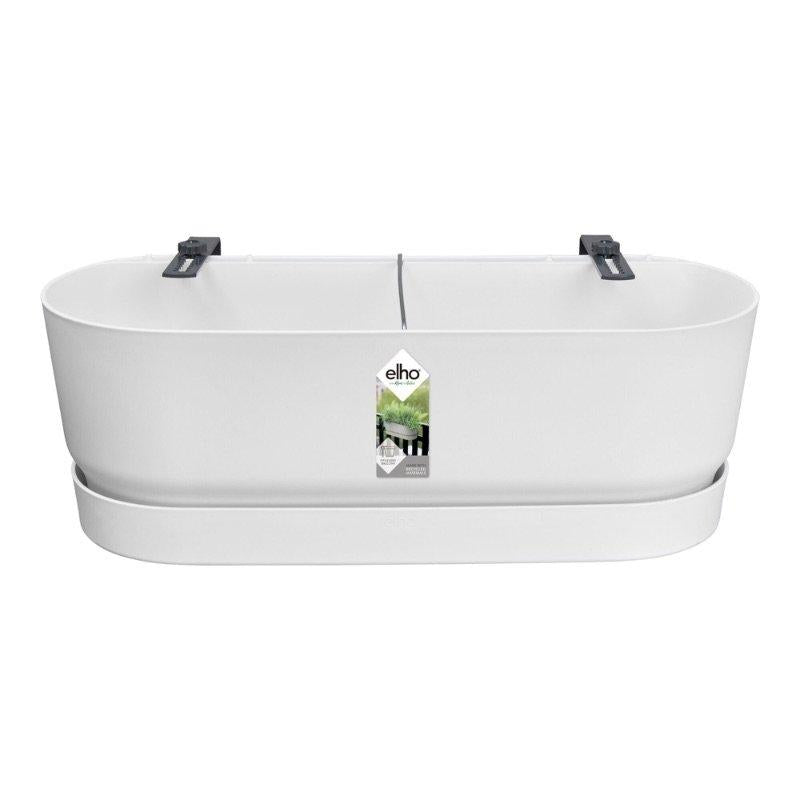 Pot de fleurs Elho Greenville Easy Balcony D25 cm - Blanc