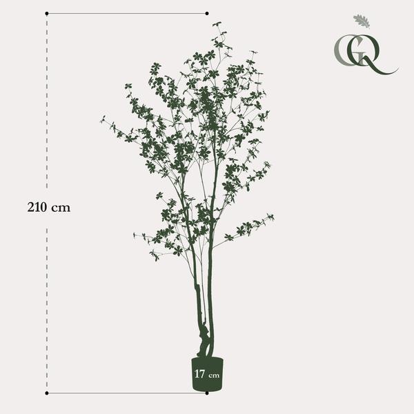Plante artificielle - Tropaeolum Speciosum - Capucine - 210 cm