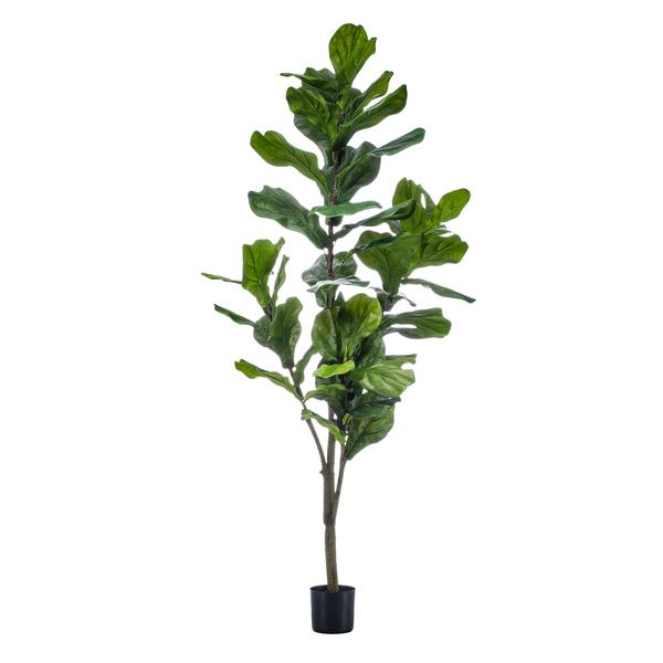 kunstplant - Ficus Lyrata - Tabaksplant - 150cm