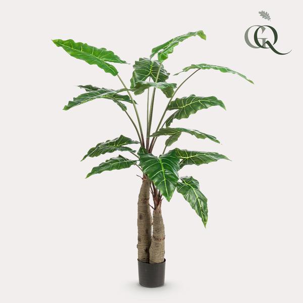 Plante artificielle - Alocasia - Oreille d'éléphant - 150 cm
