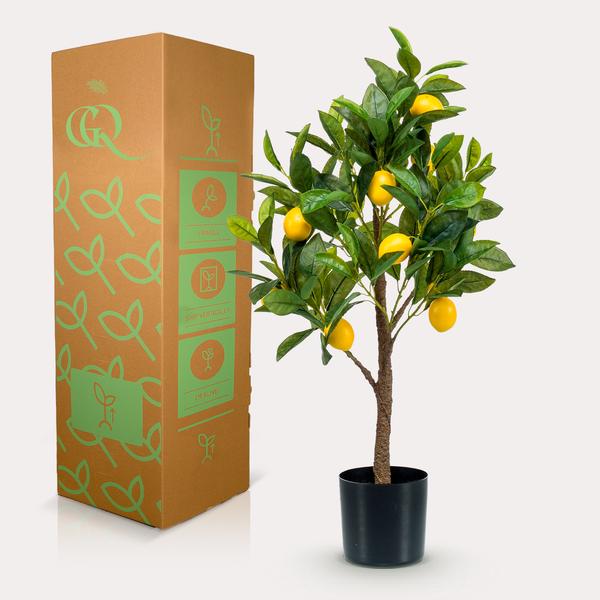 Plante artificielle - Citrus Limonia - Citronnier - 75 cm