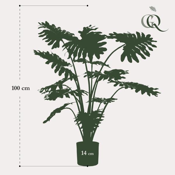 Plante artificielle - Philodendron - 80 cm