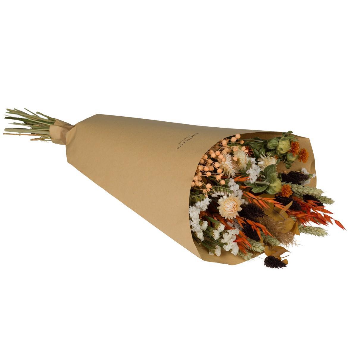 Dried Flowers - Field Bouquet Large - Dark Amber Tones