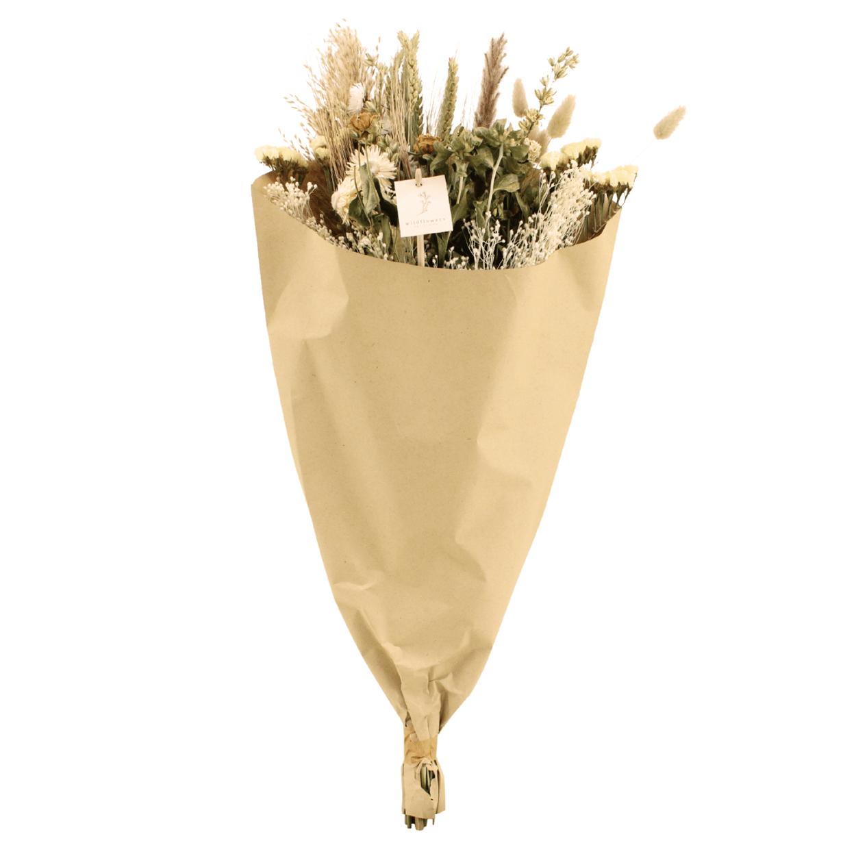 Grand bouquet de fleurs séchées - Naturel