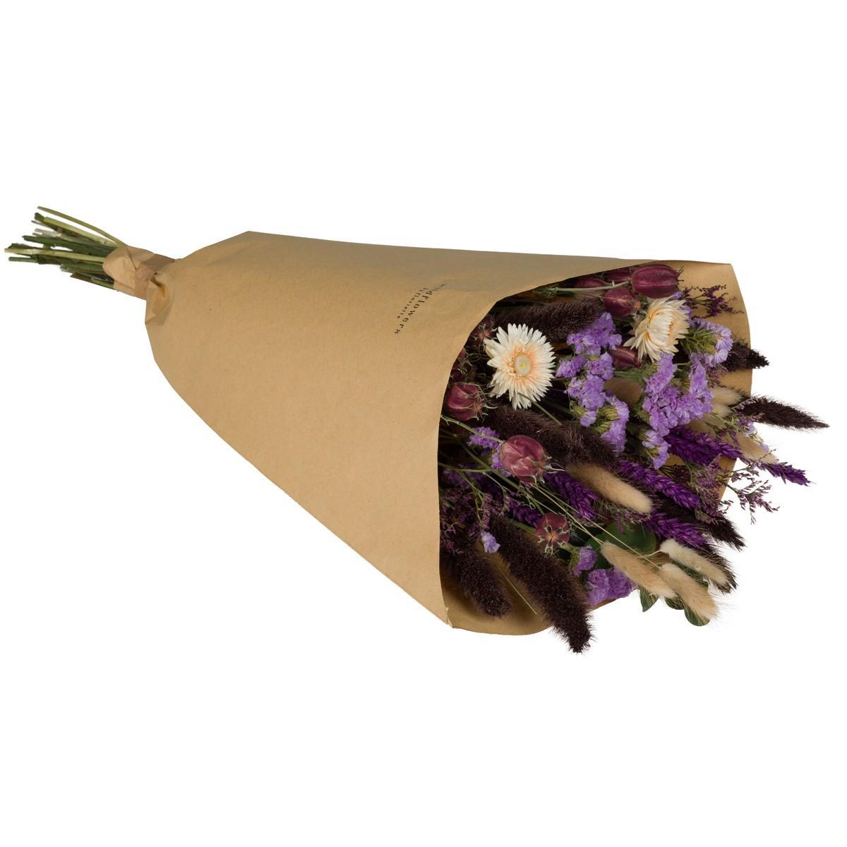 Dried Flowers - Field Bouquet Large - Violet and Purple tones