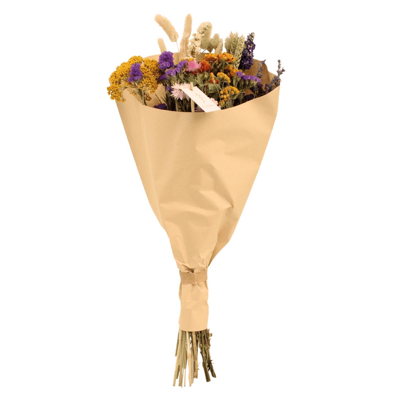 Grand bouquet de fleurs séchées - Mélange coloré