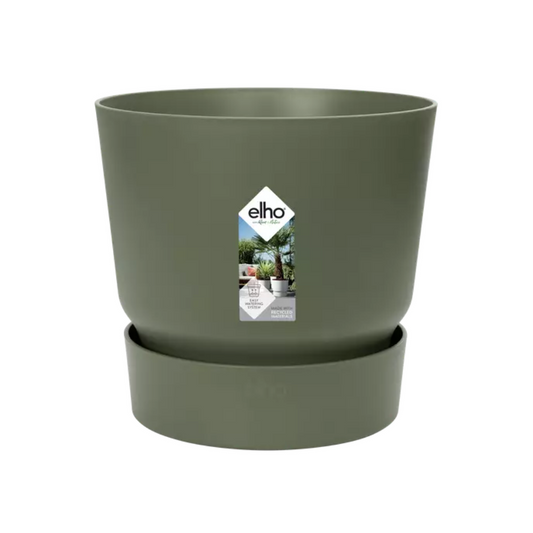 Elho greenville round leaf vert - D25cm