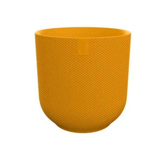 Pot Elho Jazz Rond Jaune Ambré - D23cm - H21cm - D14