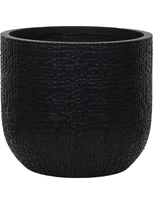Pot boule Capi Nature Skin Anthracite - D14cm