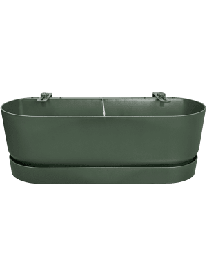 Pot Elho Greenville Easy Balcony D25cm - Vert Feuille