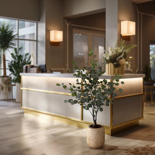Plante artificielle - Eucalyptus - Gommier bleu - 140 cm