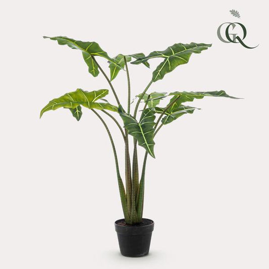 Kunstplant - Alocasia Frydek - Olifantsoor - 120 cm