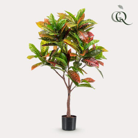 Plante artificielle - Croton Codiaeum - Arbuste merveilleux - 120 cm
