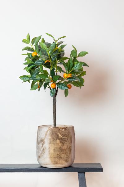 Plante artificielle - Citrus Sinensis - Oranger - 75 cm
